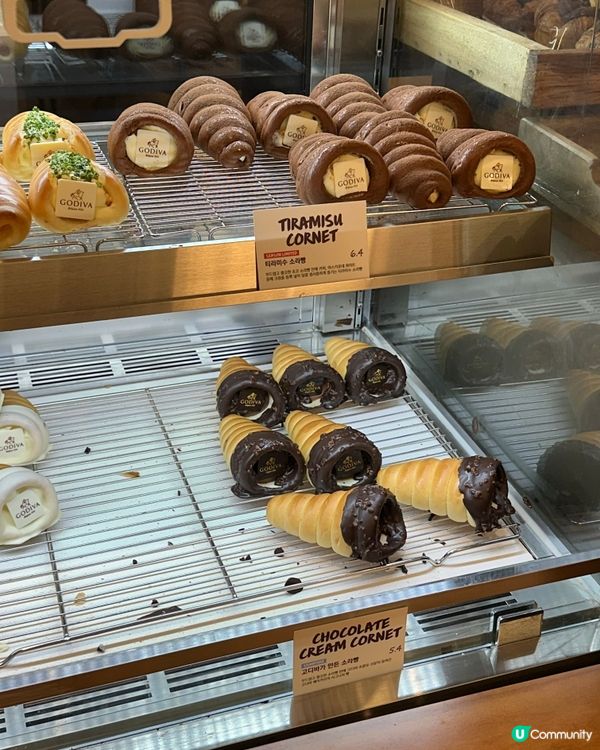 🇰🇷韓國超人氣Godiva Bakery 朱古力忌廉麵包