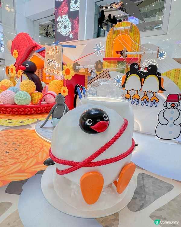 Pingu陪你過暖冬！銅鑼灣皇室堡的「毛冷鈎織雪樂園」