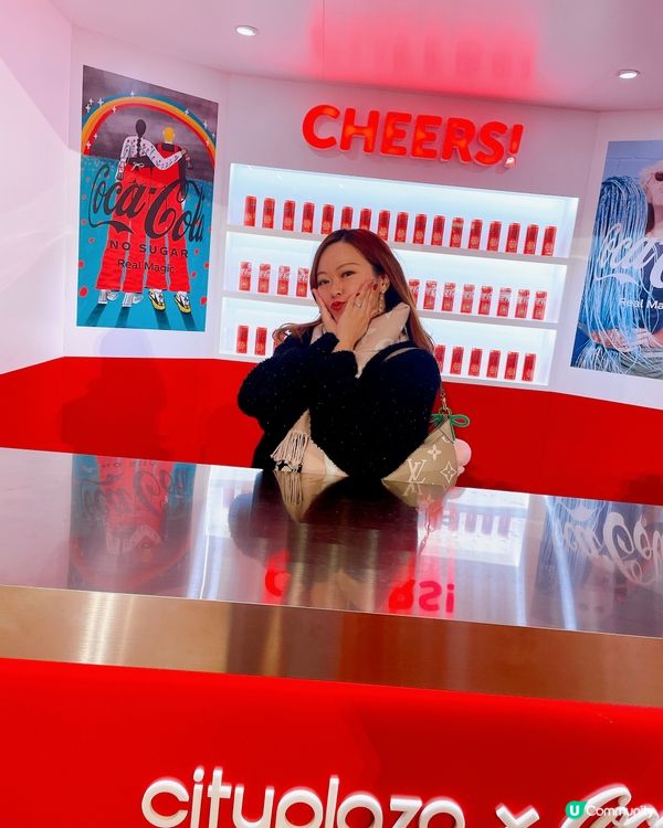 太古城中心新年打卡📸  可口可樂復古餐廳！