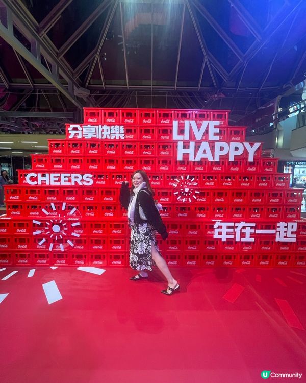 太古城中心新年打卡📸  可口可樂復古餐廳！