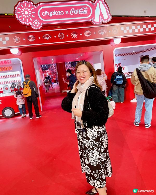 太古城中心新年打卡📸  可口可樂復古餐廳！