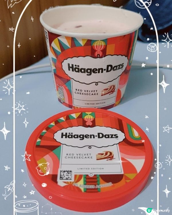 ## 🍰紅絲絨芝士蛋糕雪糕🔥超香濃勁好食💜