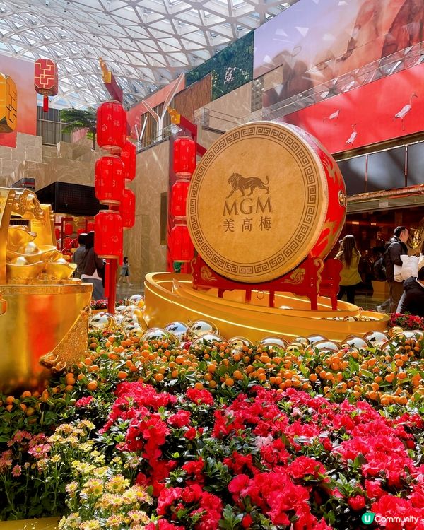 新年打卡必去！美獅美高梅視博廣場🏮🤩