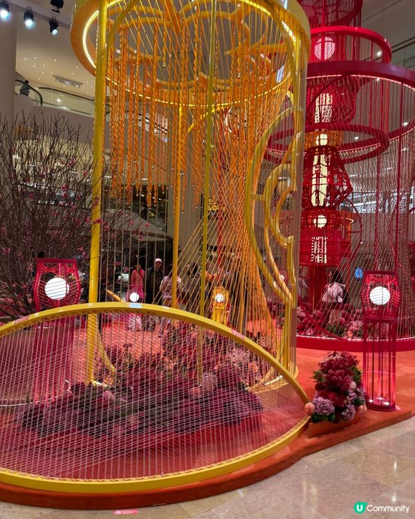 太古廣場🏮新年繩結藝術