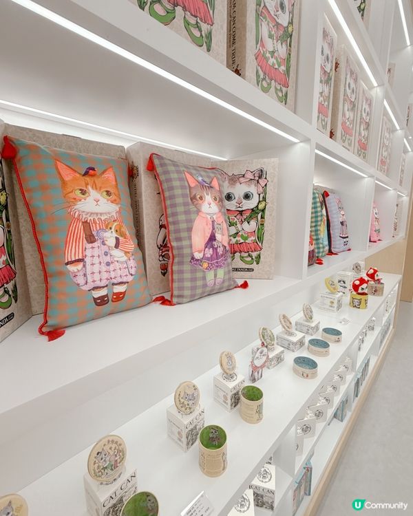 新店超可愛貓咪美術館小店