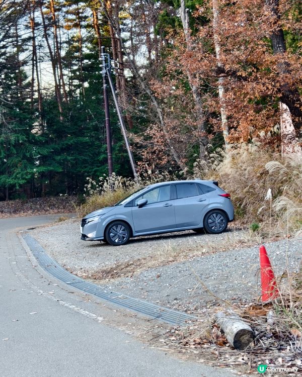 富士遙拜所，同時拍到富士山及鳥居