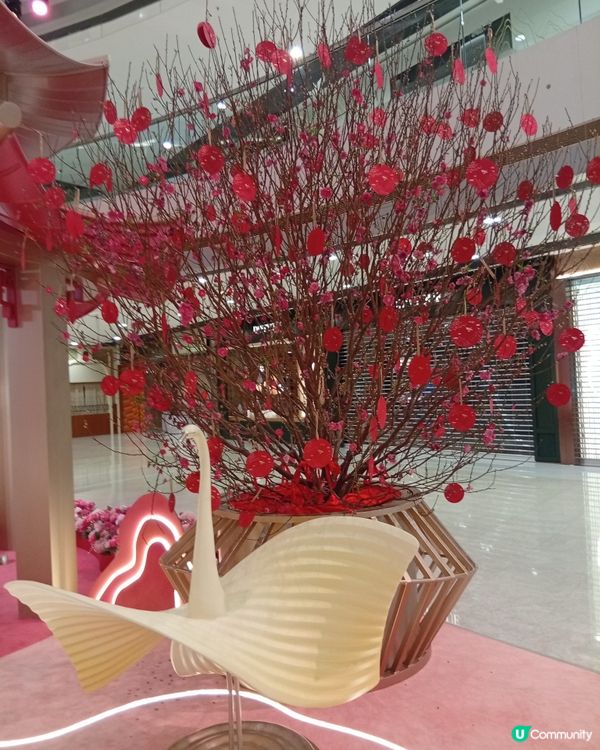 國際金融中心商場-新春山水庭園藝術作品