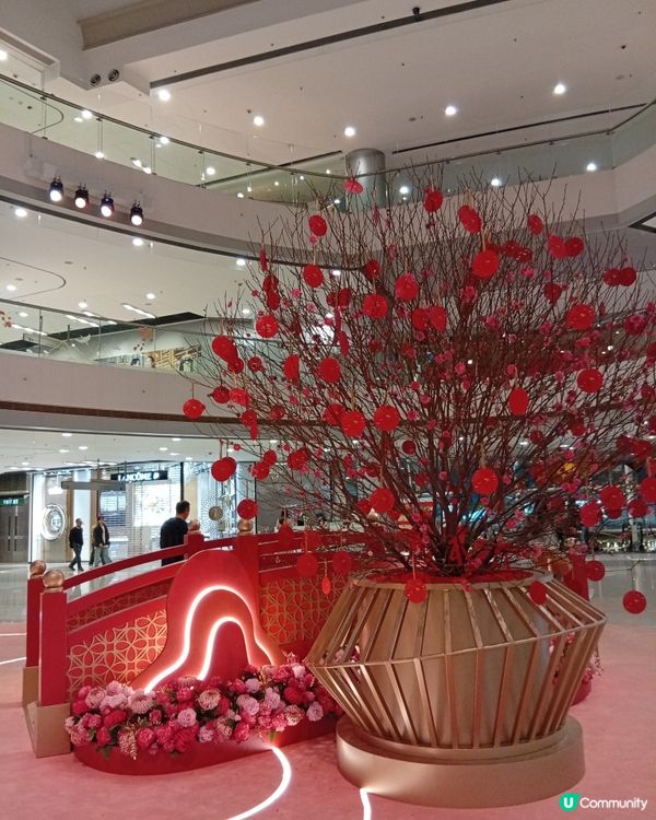 國際金融中心商場-新春山水庭園藝術作品