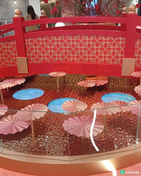 國際金融中心商場-新春山水庭園藝術作品