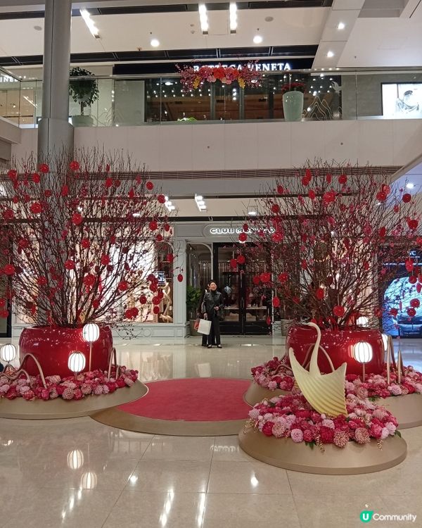 國際金融中心商場-新春山水庭園藝術作品