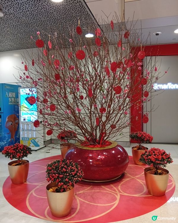 國際金融中心商場-新春山水庭園藝術作品