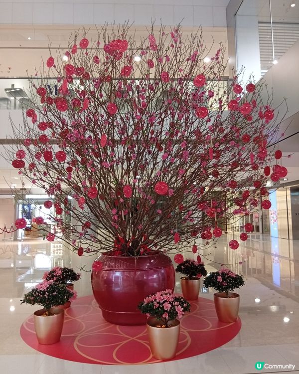 國際金融中心商場-新春山水庭園藝術作品