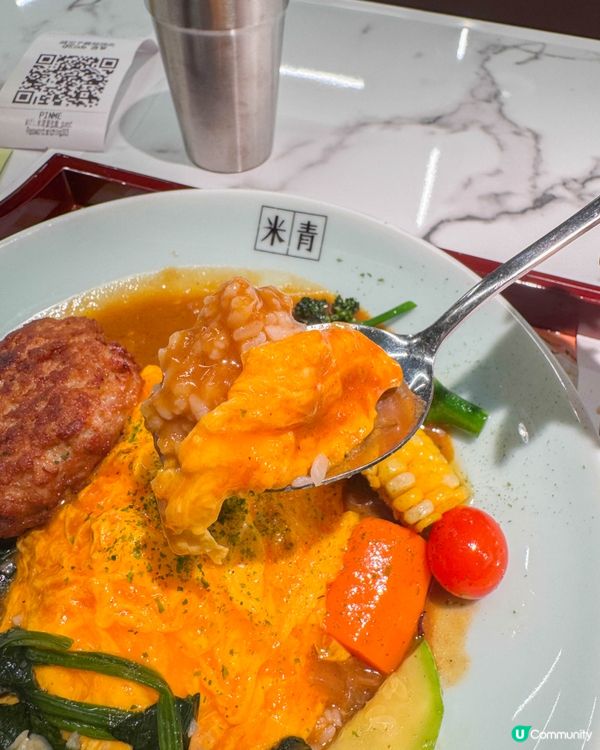 米青蛋包飯｜港式創意口味 x 自選配菜飯底