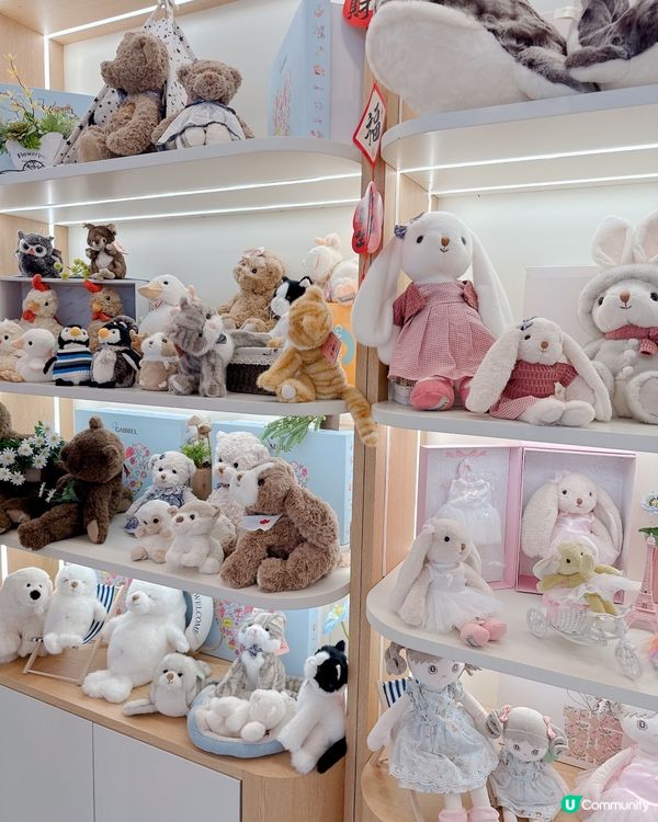 🧸🐰🐻毛絨控必去！超可愛公仔店！😍