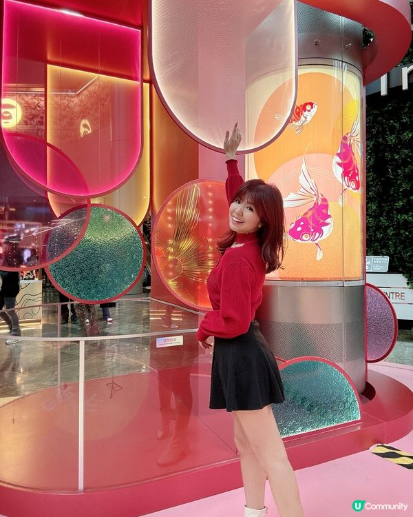 朗豪坊新年打卡．忘憂小金魚🐠