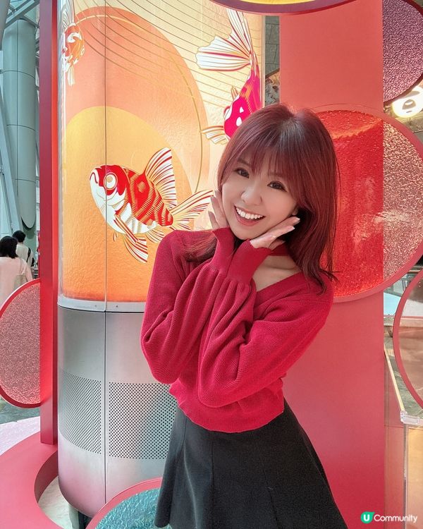 朗豪坊新年打卡．忘憂小金魚🐠