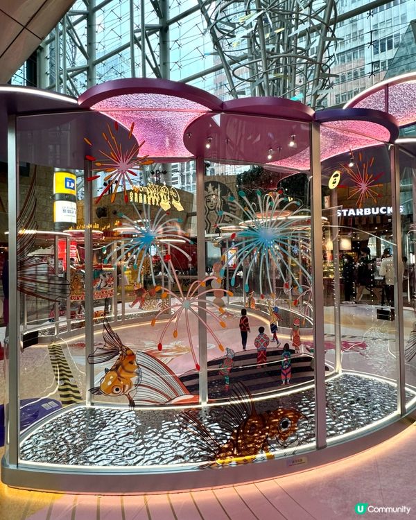 朗豪坊新年打卡．忘憂小金魚🐠