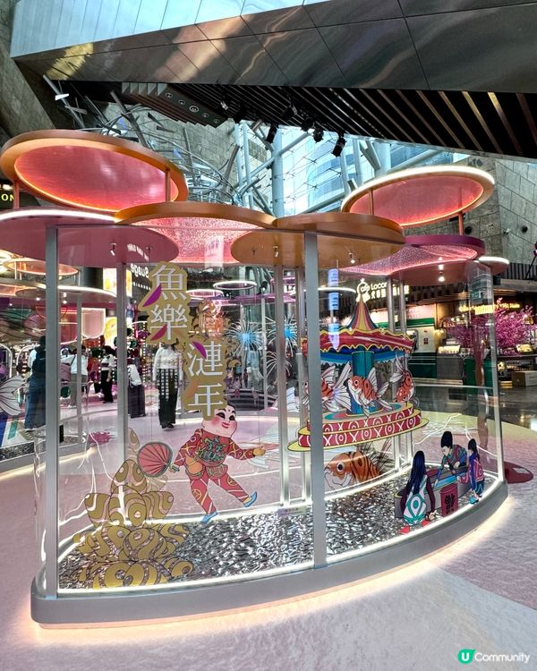 朗豪坊新年打卡．忘憂小金魚🐠