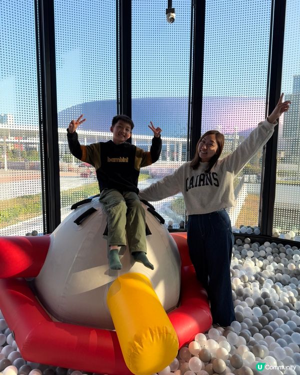 【 一邊品嘗美食,一邊飽覽啟德主場館日夜美景 】