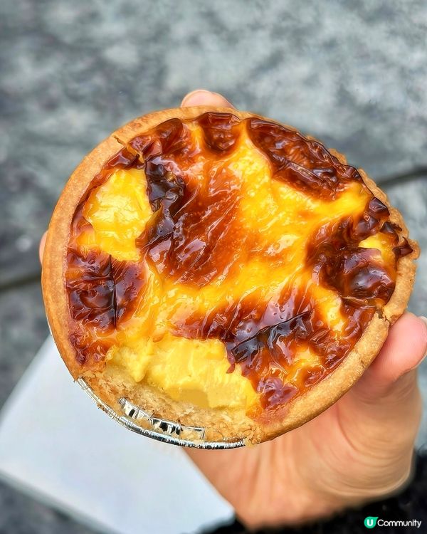 蛋撻界新強者🔥曲奇皮配嫩滑蛋漿🤩