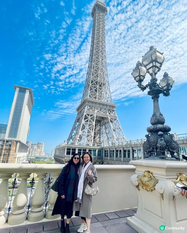 澳門巴黎鐵塔打卡位🗼免費上7樓睇靚景！🤩