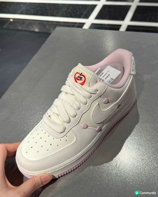 Nike最新情人節版Air FORCE 1又真係幾好睇