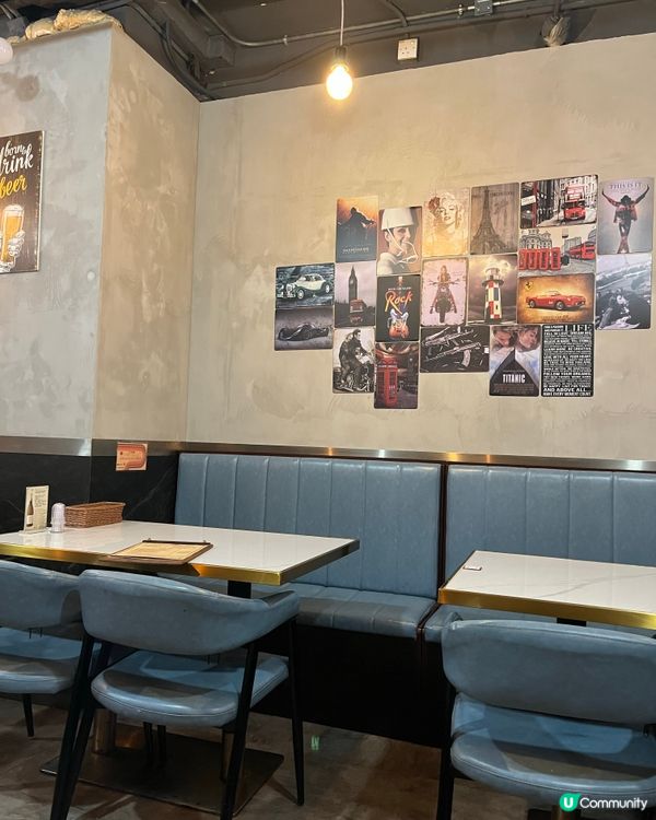 西環堅離地冰室🥩 美國西冷牛扒配黑松露野菌燒汁配意粉