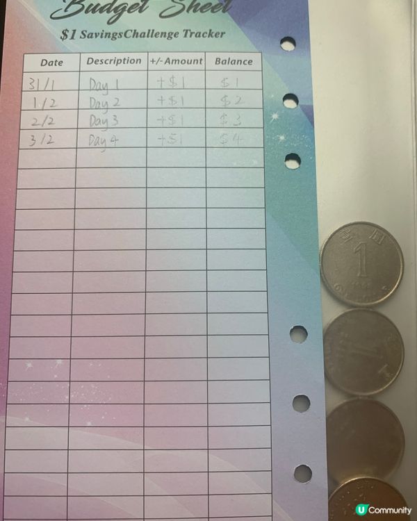 Money Saving Challenge