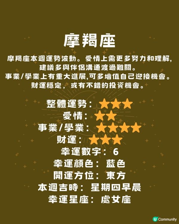 本週12星座運勢(3/2-9/2)🌟