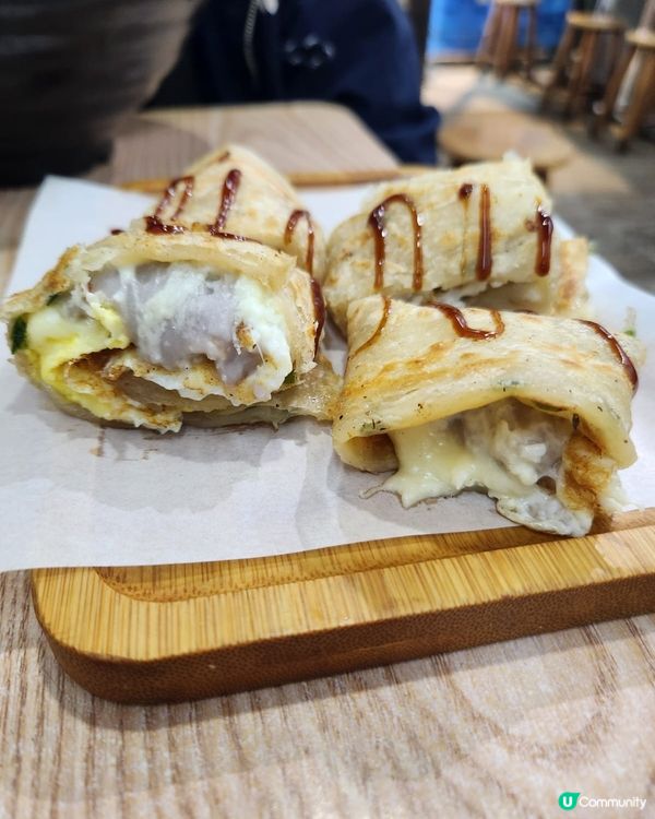 芝士芋泥多蛋餅 超正🤩