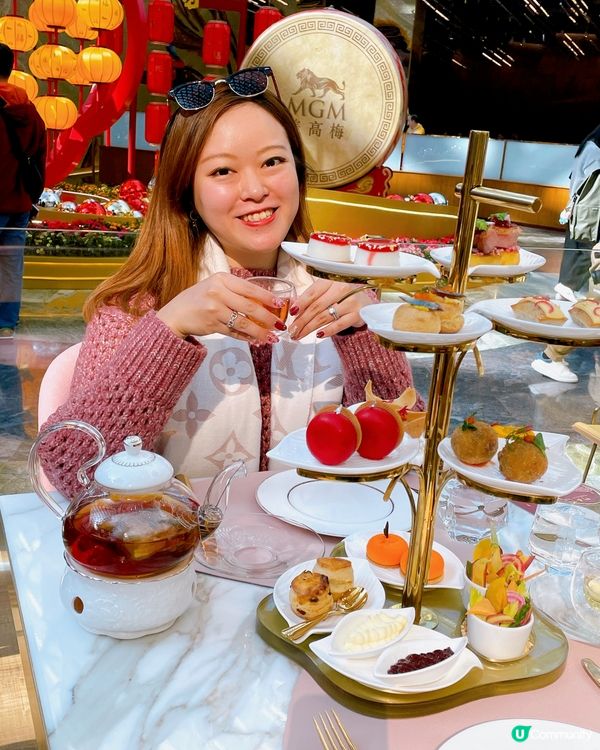 🧧 美高梅新年下午茶:視覺與味覺的雙重享受!😍🧧✨