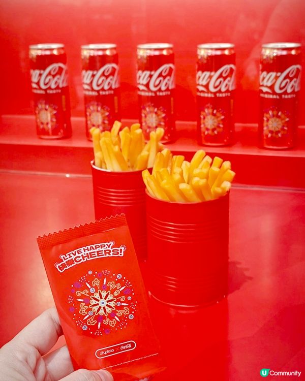 新年同Friend聚會❤️食飯之前梗係要去太古城中心聯乘可口...