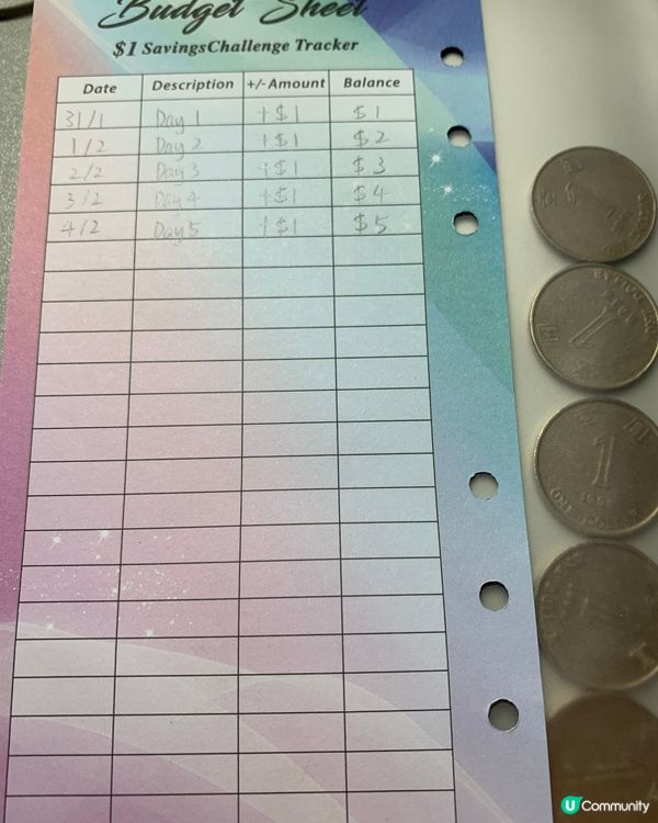 Money Saving Challenge