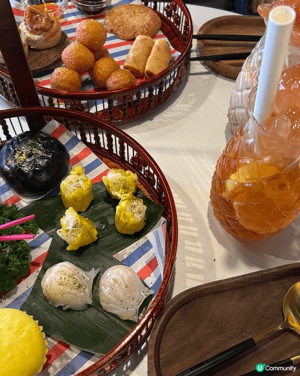 懷舊香港點心下午茶好味有驚喜，一口鮑魚酥，大大粒魚蛋，合桃酥...