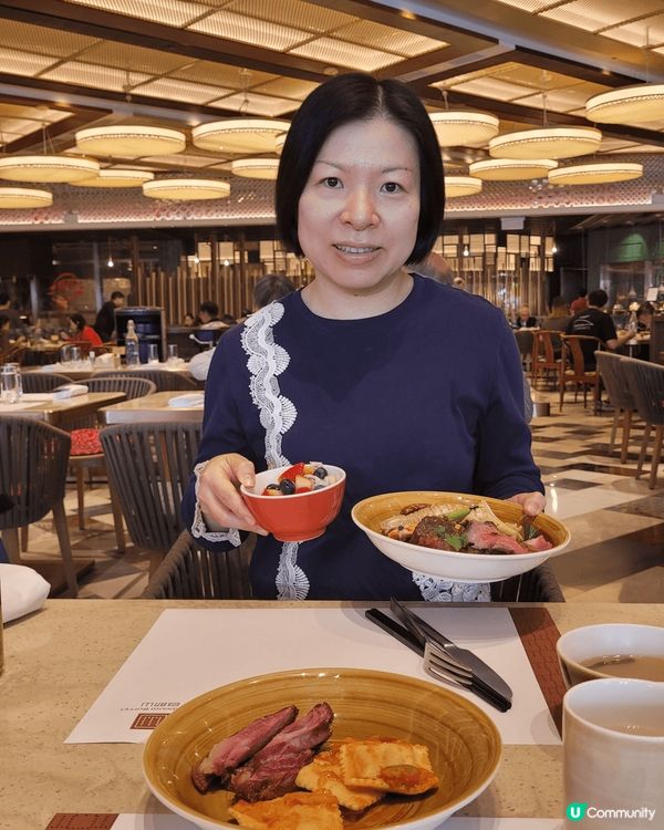 澳門上葡京自助餐，環境舒適，食物豐富，值得一試！
