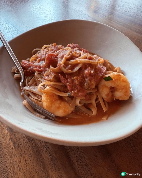 🍝 冬蔭公蝦扁意粉