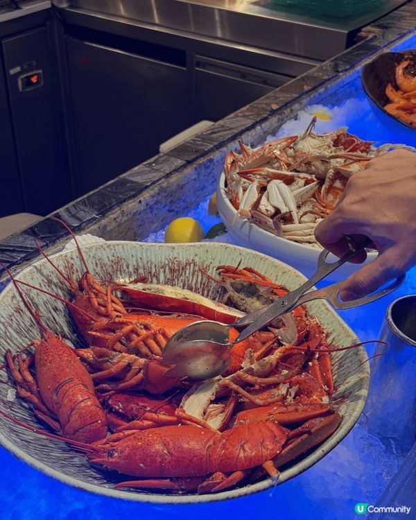 尖沙咀香格里拉酒店Cafe Kool 咖啡廳豐盛的節日自助餐...