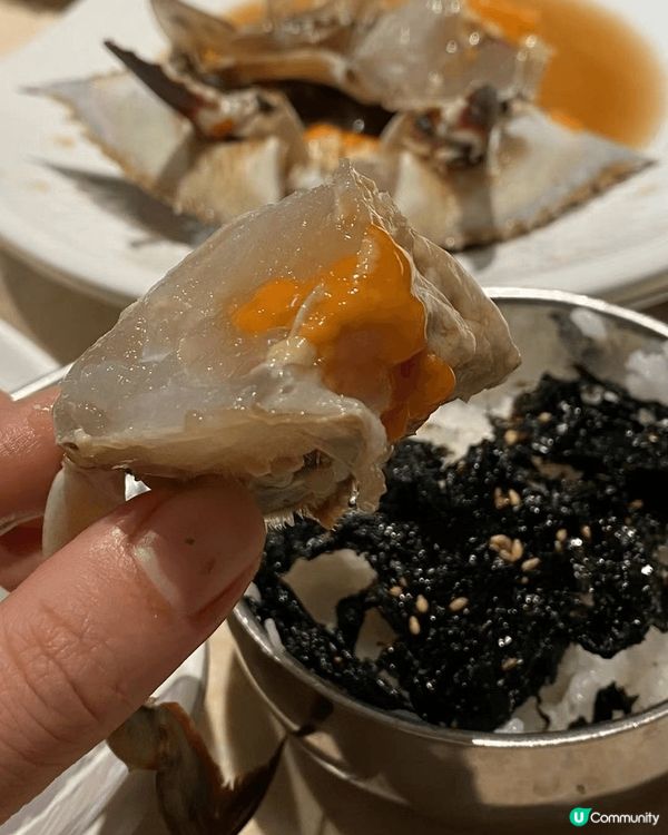 去韓國首爾必食--韓國醬油梭子蟹（母蟹），好大隻好新鮮，令人...