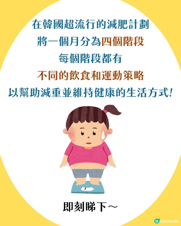 韓國爆紅減肥法🔥四星期減肥不復胖~  詳細飲食建議＋四大好處！呢兩樣一定要戒🤐