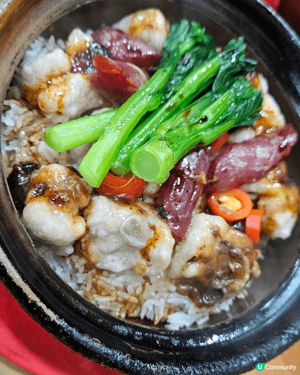 上環坤記煲仔飯真係啖啖飯香飯焦香脆 都係百零蚊一個煲非常之抵...