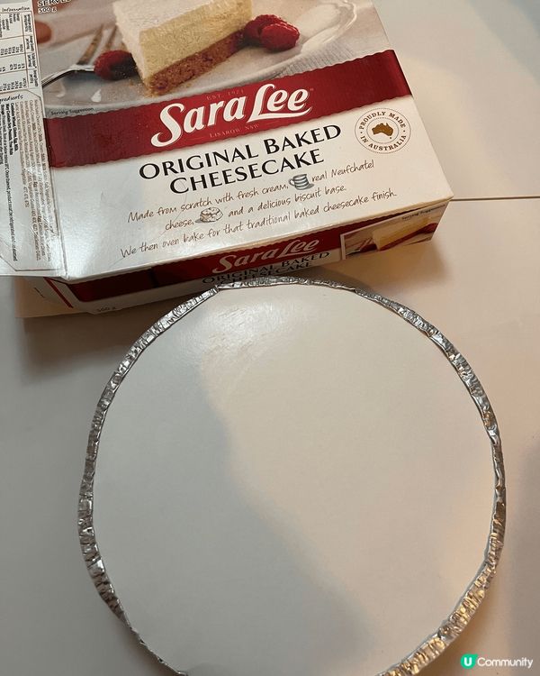 去開parknshop，見到呢款Sara芝士蛋糕未試過，於是...