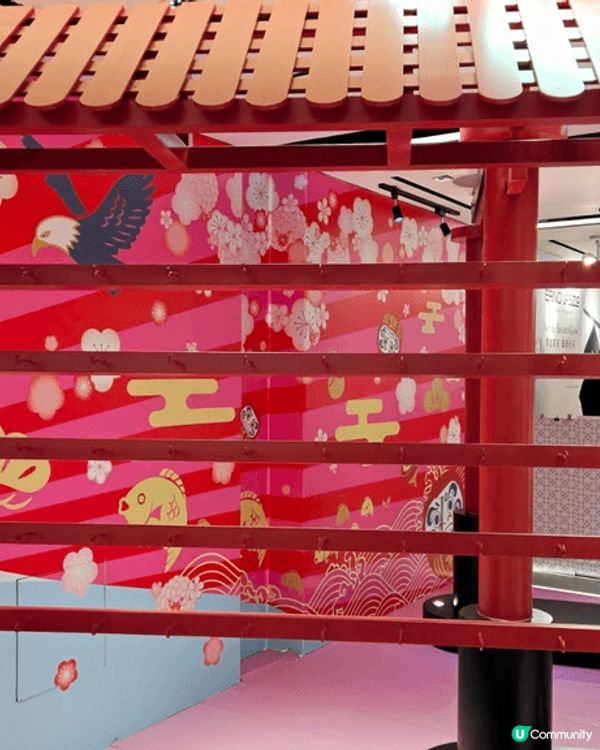 海港城facesss 新年花花世界，新年擺設好意頭，喜鵲年鶴...