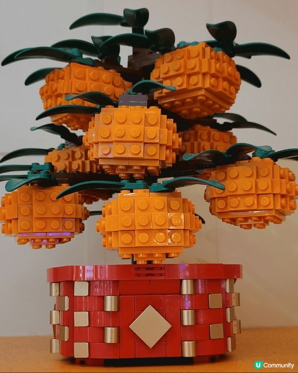 馬鞍山新港城中心，樂高春日開運花園，用好多Lego積木，砌成...