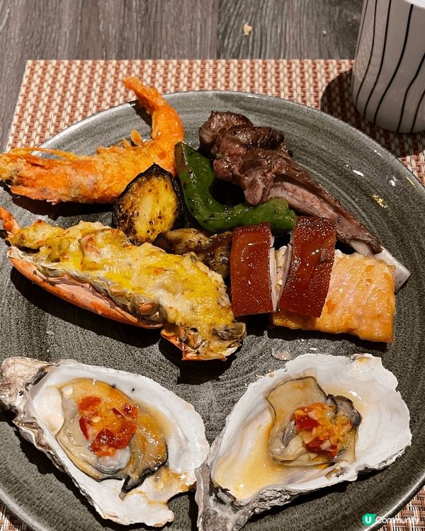 W hotel 自助餐買一送一，可以望住個海食buffet ...