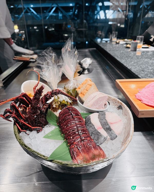 前菜，茶碗蒸，刺身，海鮮，和牛及甜品！龍蝦，銀雪魚及和牛一定...