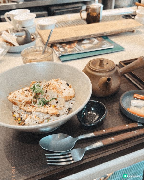 最近我在這間大圍的「老去茶事」用餐，體驗了一道令人印象深刻茶...