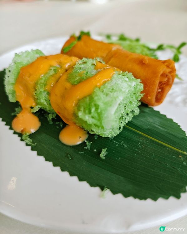 蔥油豬扒飯，春卷， 龍蝦意粉。