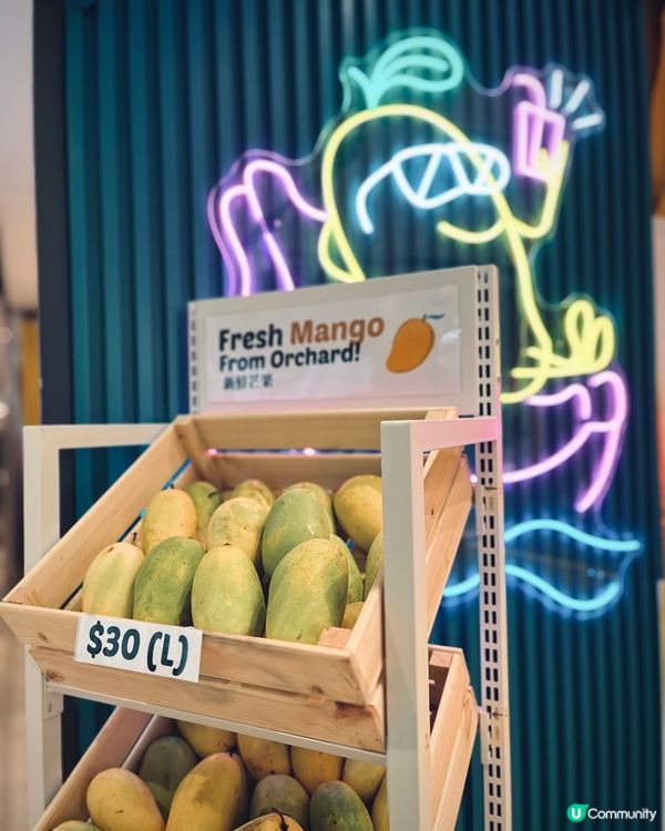 ## 金鐘廊新開芒果甜品店🥭  即叫即製新鮮芒果奶昔