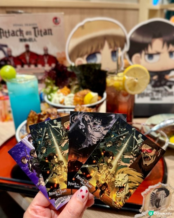 炙宴聯乘進擊の巨人 限定必試主題美食‼️