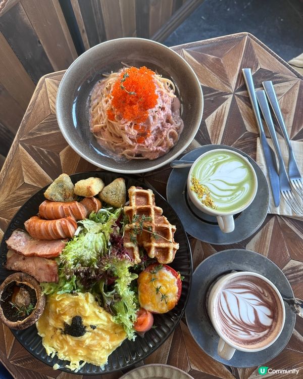 大圍兩層高工業風cafe☕️